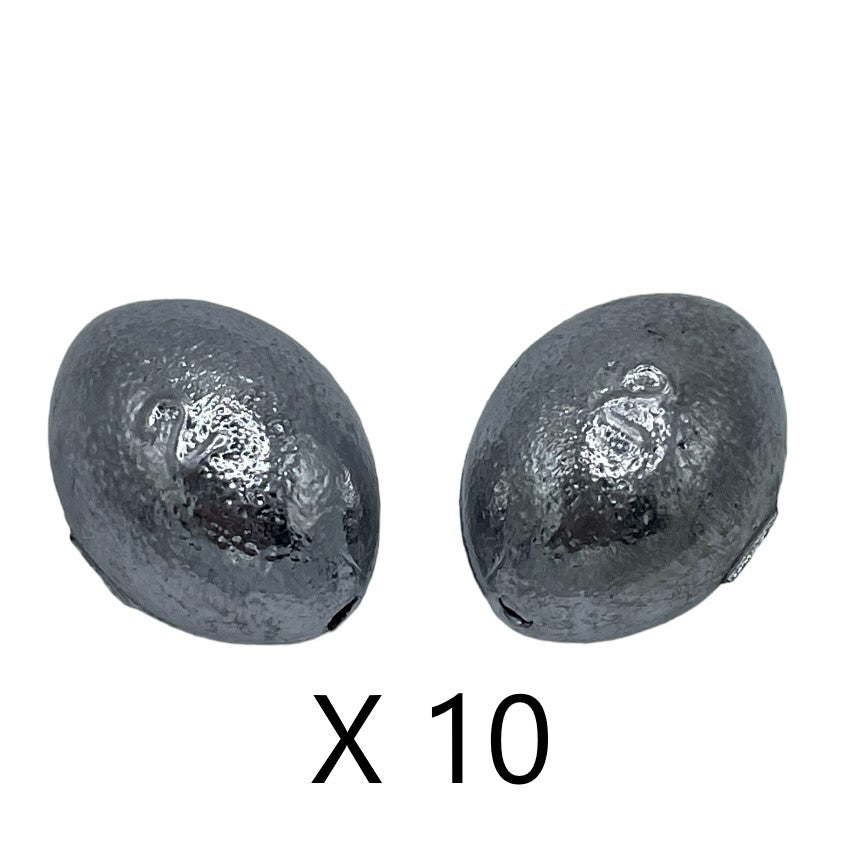 EGG sinkers 2pk and 10pk for Fishing Rig Making